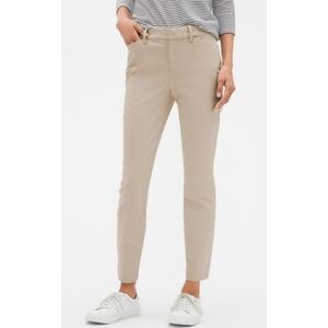 Gap Signature Skinny Ankle Khaki Pants Nomad Size 2